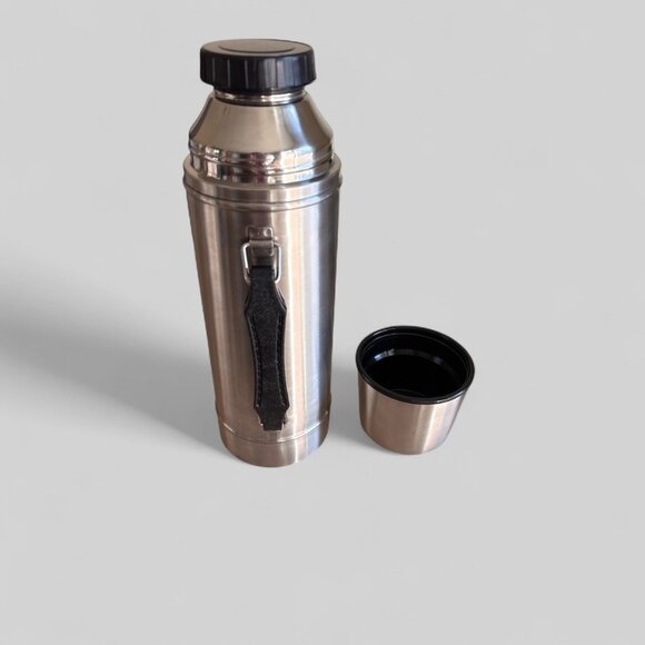 Greatland Vacuum Bottle Thermos 1 Liter Stainless Steel Insulated Cup Handle Box - Picture 3 of 5